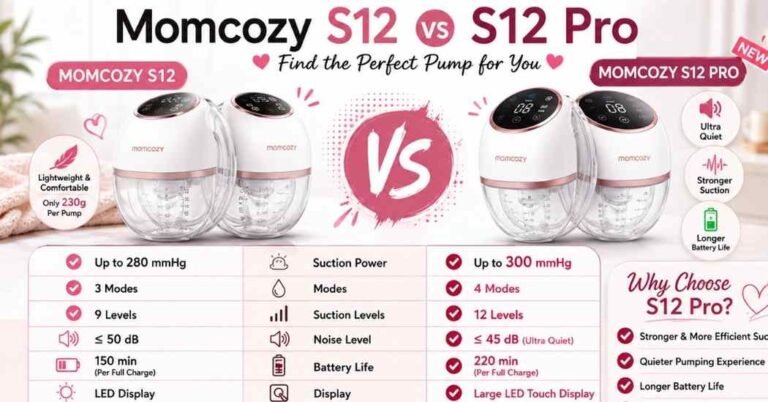 Momcozy S12 vs S12 Pro