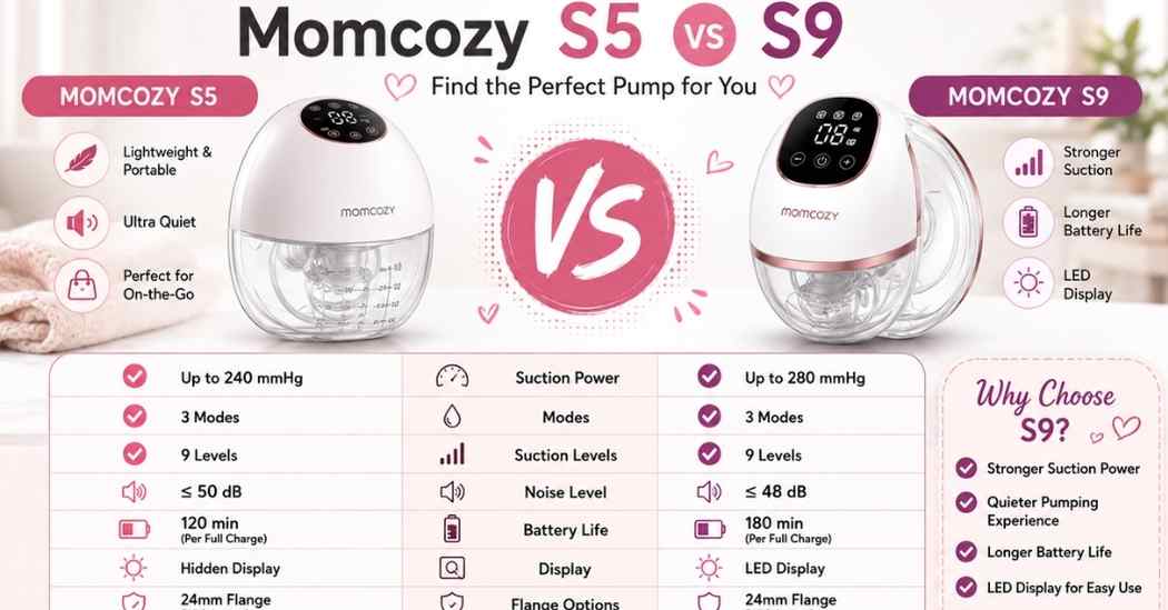 Momcozy S5 vs S9