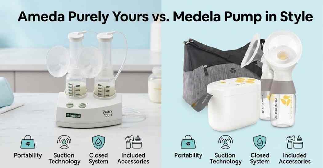 Ameda Purely Yours vs Medela Pump in Style