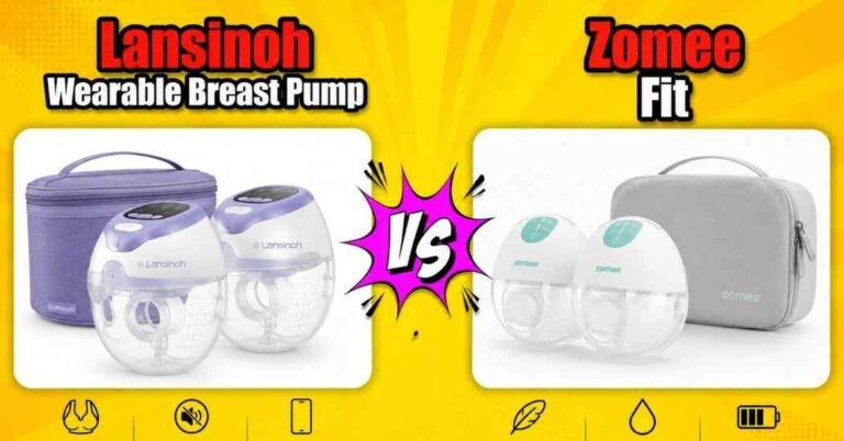 Lansinoh Wearable Breast Pump vs Zomee Fit