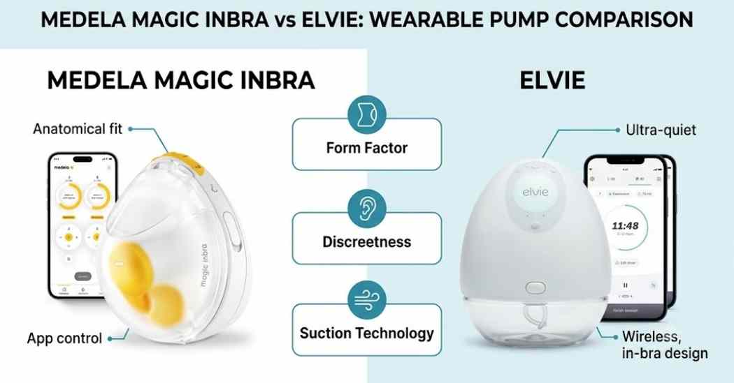 Medela Magic Inbra vs Elvie