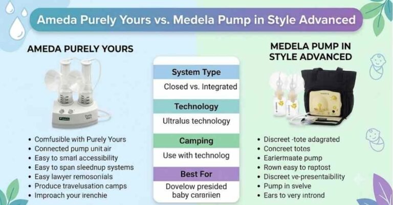 Ameda Purely Yours vs Medela Pump in Style Advanced