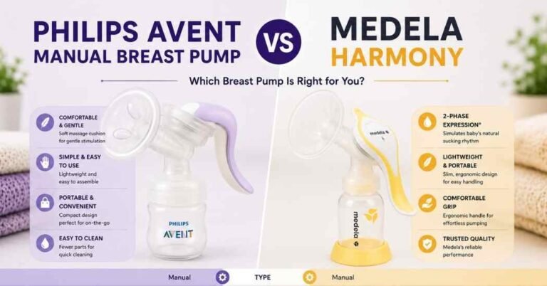 Philips Avent Manual Breast Pump vs Medela Harmony