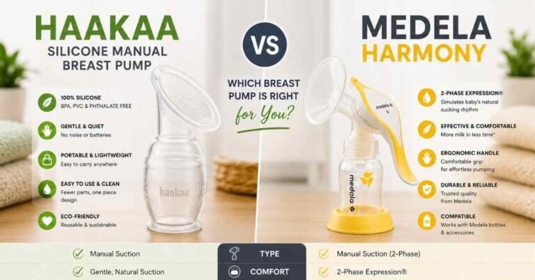 Haakaa vs Medela Harmony
