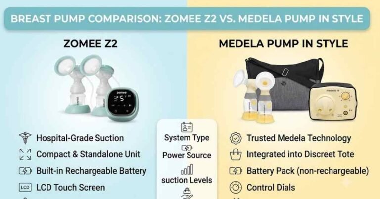 Zomee Z2 vs Medela Pump in Style