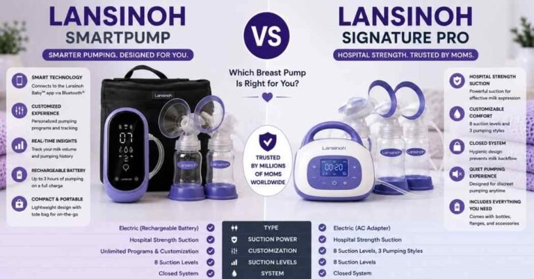 Lansinoh Smartpump vs Lansinoh Signature Pro