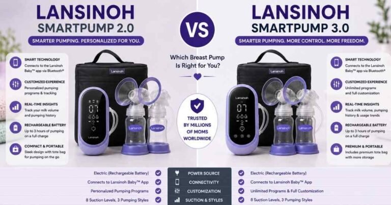 Lansinoh Smartpump 2.0 vs Lansinoh Smartpump 3.0