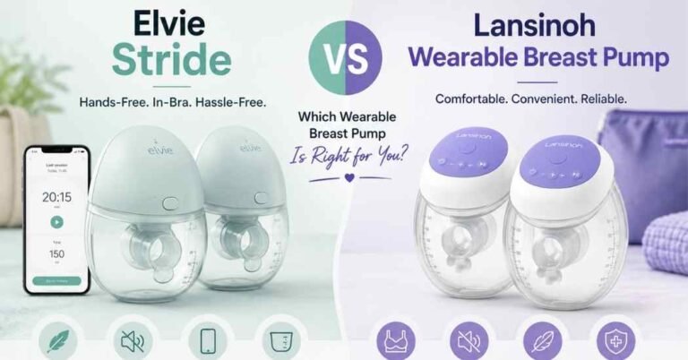 Elvie Stride vs Lansinoh Wearable Breast Pump
