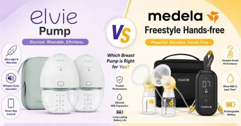 Elvie Pump vs Medela Freestyle Hands Free