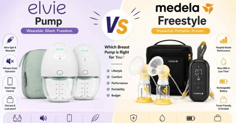 Elvie Pump vs Medela Freestyle