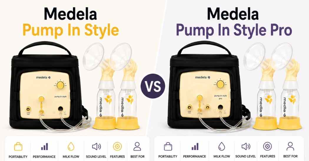 Medela Pump In Style vs Pump In Style Pro