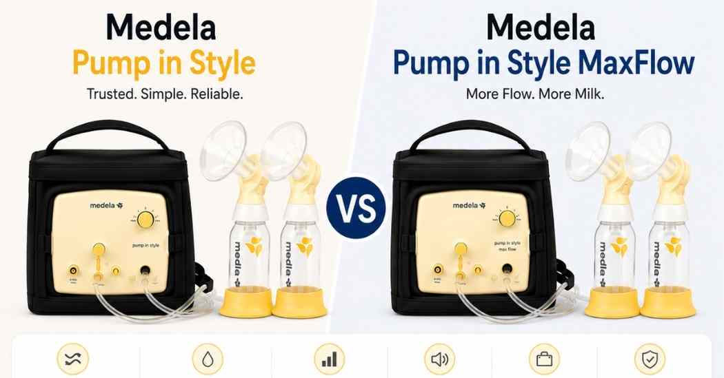 Medela Pump in Style vs Pump in Style MaxFlow