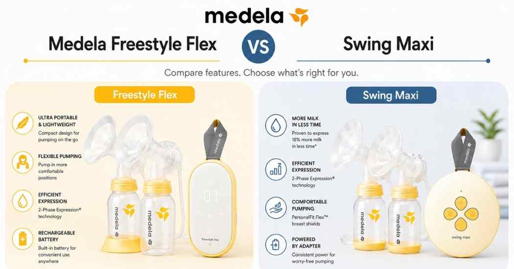 Medela Freestyle Flex vs Swing Maxi