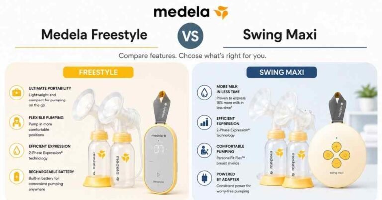Medela Freestyle vs Swing Maxi
