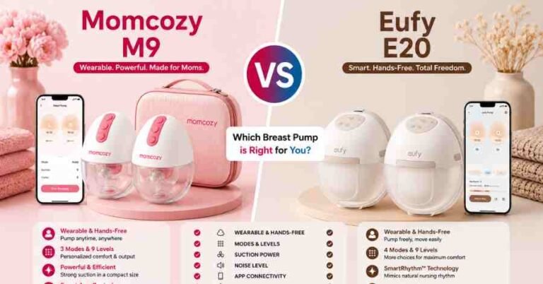 Momcozy M9 vs Eufy E20