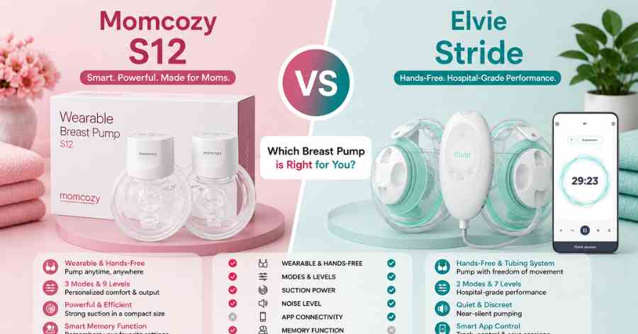 Momcozy S12 vs Elvie Stride