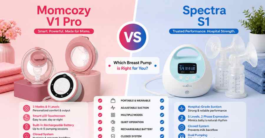 Momcozy V1 Pro vs Spectra S1