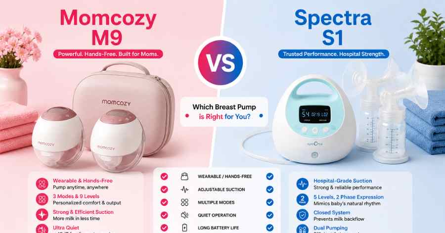 Momcozy M9 vs Spectra S1