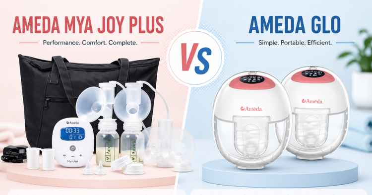 Ameda Mya Joy Plus vs Ameda Glo
