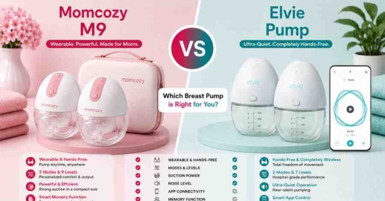 Momcozy M9 vs Elvie Pump