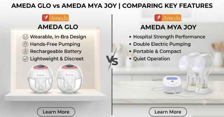 Ameda Glo vs Ameda Mya Joy