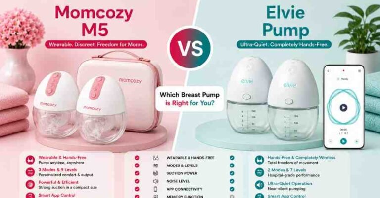 Momcozy M5 vs Elvie Pump