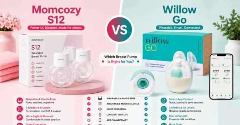 Momcozy S12 vs Willow Go