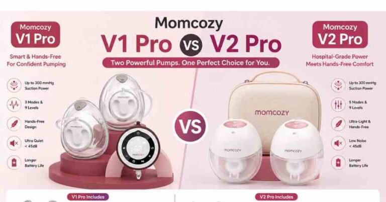 Momcozy V1 Pro vs V2 Pro