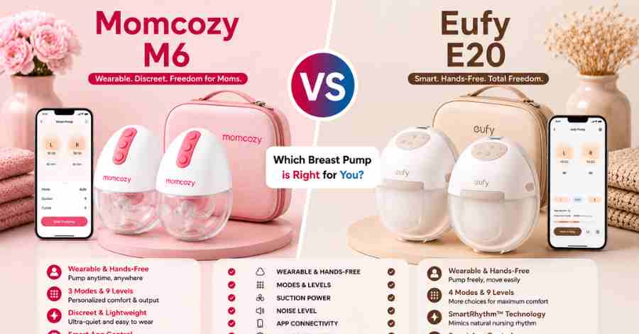 Momcozy M6 vs Eufy E20