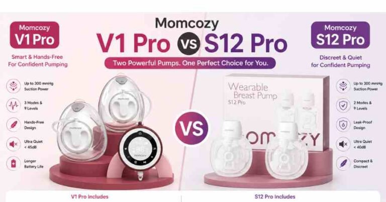 Momcozy V1 Pro vs S12 Pro