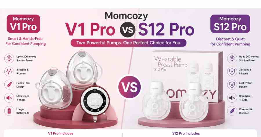 Momcozy V1 Pro vs S12 Pro