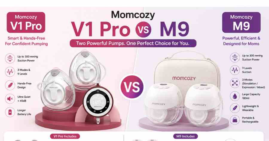 Momcozy V1 Pro vs M9