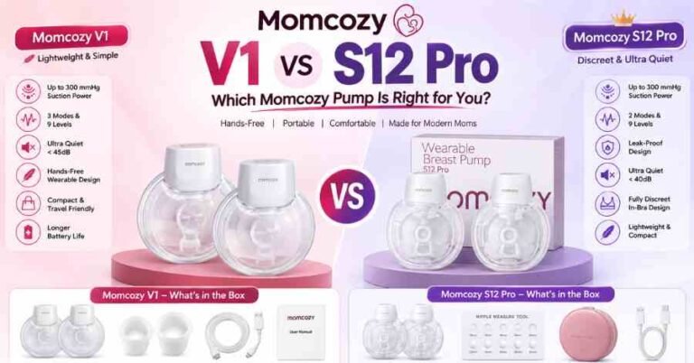 Momcozy V1 vs S12 Pro