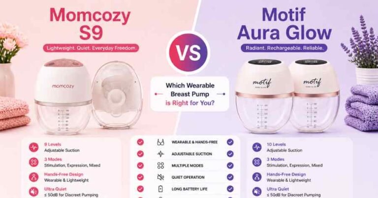 Momcozy S9 vs Motif Aura Glow