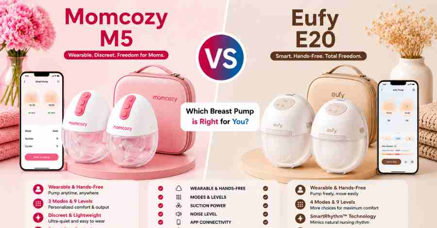 Momcozy M5 vs Eufy E20