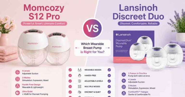 Momcozy S12 Pro vs Lansinoh Discreet Duo