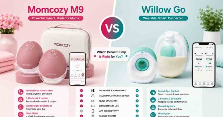 Momcozy M9 vs Willow Go