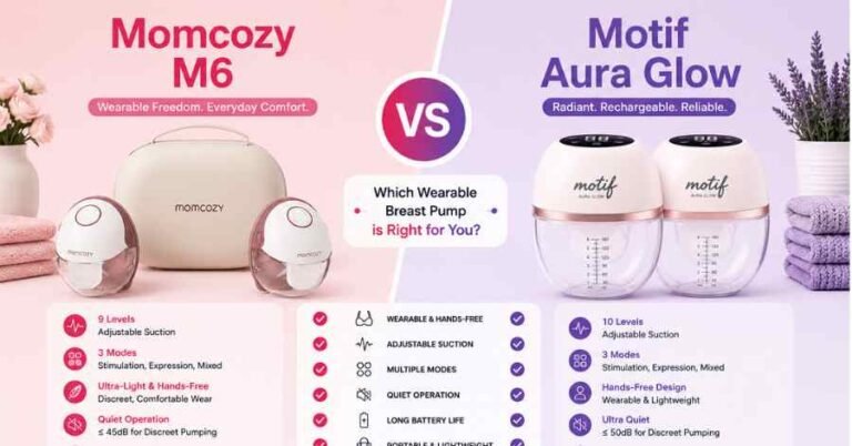 Momcozy M6 vs Motif Aura Glow
