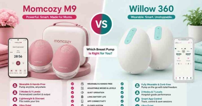 Momcozy M9 vs Willow 360