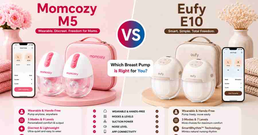 Momcozy M5 vs Eufy E10