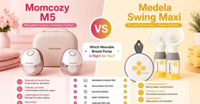 Momcozy M5 vs Medela Swing Maxi