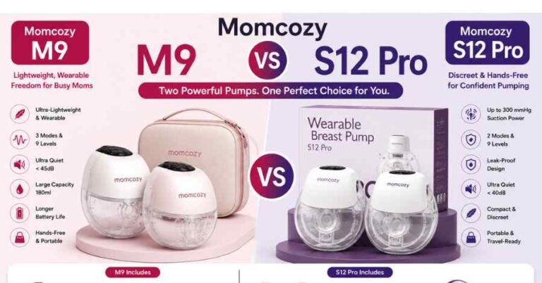 Momcozy M9 vs S12 Pro