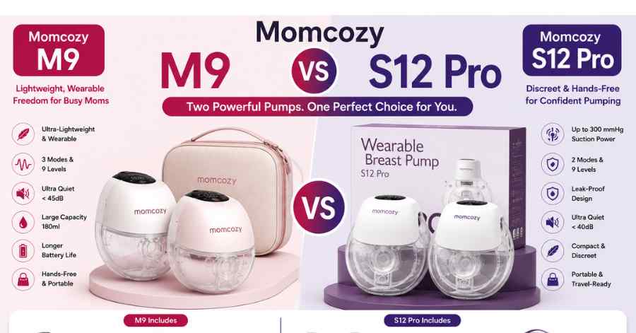 Momcozy M9 vs S12 Pro