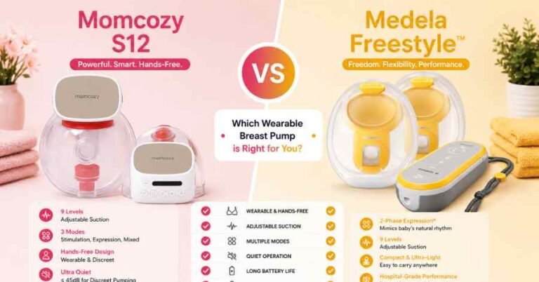 Momcozy S12 vs Medela Freestyle