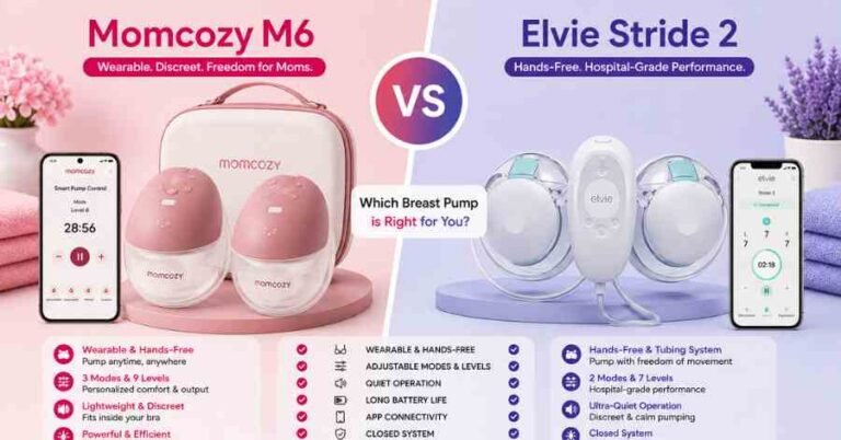 Momcozy M6 vs Elvie Stride 2
