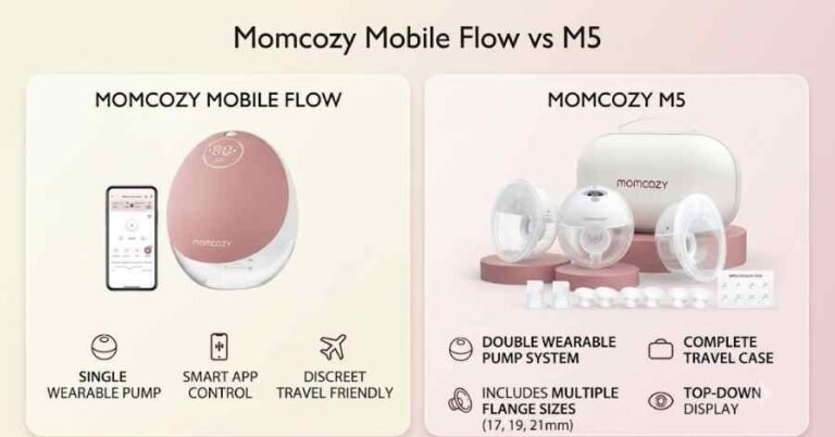Momcozy Mobile Flow vs M5