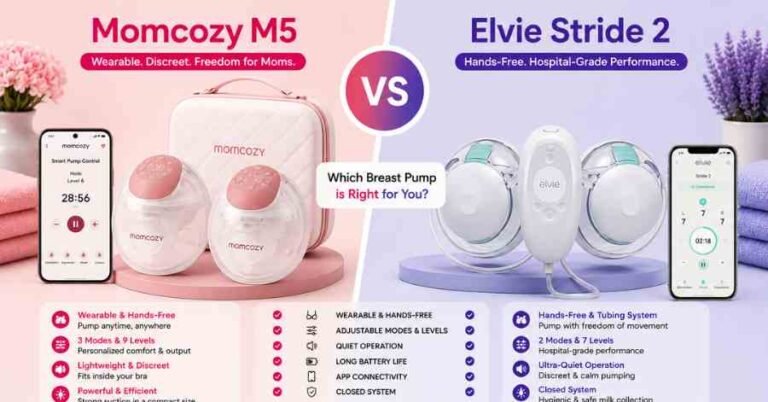 Momcozy M5 vs Elvie Stride 2