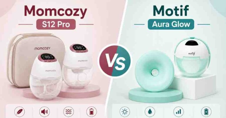 Momcozy S12 Pro vs Motif Aura Glow
