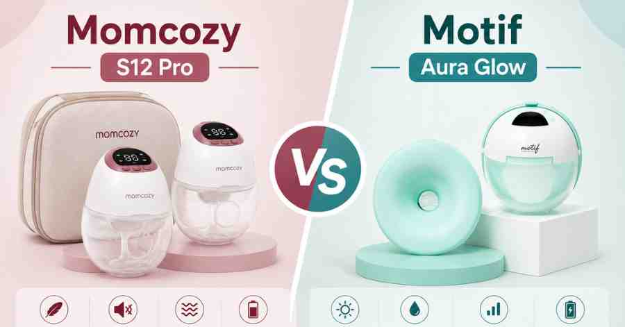 Momcozy S12 Pro vs Motif Aura Glow