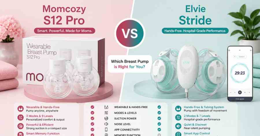 Momcozy S12 Pro vs Elvie Stride